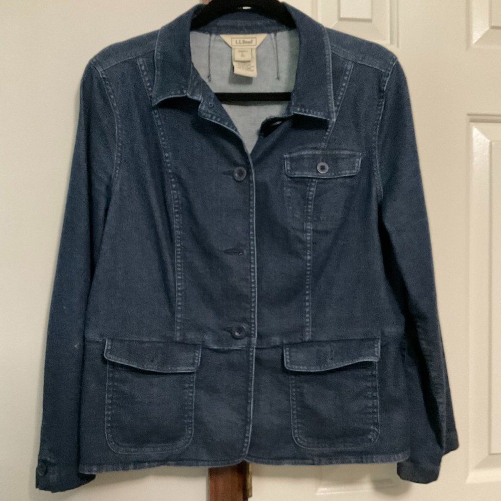 LL Bean denim jacket